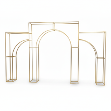 Load image into Gallery viewer, Large wedding arch backdrop stand 3 in 1 versatile design for events