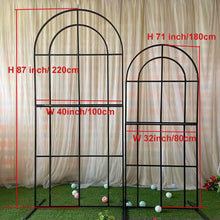 Load image into Gallery viewer, black metal backdrop