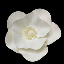Load image into Gallery viewer, Large white paper flower decorations for birthday party and anniversary