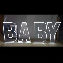 Load image into Gallery viewer, BABY led neon signs for event rentals