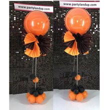 Load image into Gallery viewer, Orange-balloon-column-stand-kit-luxury-event