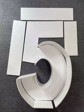 Load image into Gallery viewer, custom balloon mosaic numbers for kids party