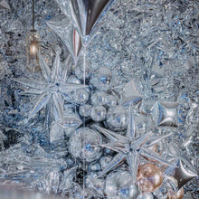 Load image into Gallery viewer, Shining cellophane paper backdrop with light-reflective surface for wedding and party decoration