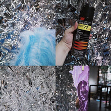 Load image into Gallery viewer, Reflective cellophane backdrop setup for weddings parties and special events
