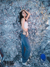 Load image into Gallery viewer, Premium cellophane sheets creating elegant reflective backdrop for event photography