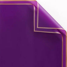 Load image into Gallery viewer, Purple floral wrapping paper for birthday bouquets and gift arrangements