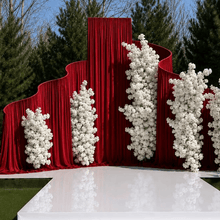 Load image into Gallery viewer, Red wedding S shaped Backdrop Stand decoration
