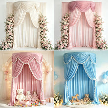 Load image into Gallery viewer, baby shower party flower backdrop decor
