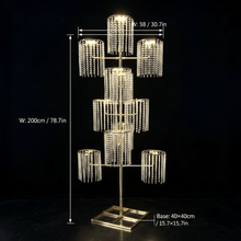 Load image into Gallery viewer, luxury crystal table centerpiece Christmas holiday decor 
