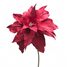 Load image into Gallery viewer, red flower xmas holiday decoration

