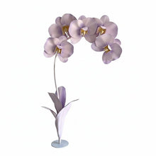 Load image into Gallery viewer, Free standing Purple Orchid Flower crafts wedding &amp; retail window display decor
