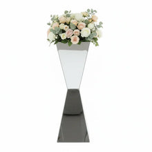 Load image into Gallery viewer, Silver Metal Flower Stand Table Centerpiece wedding decor
