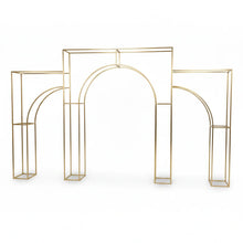 Load image into Gallery viewer, Large wedding arch backdrop stand 3 in 1 versatile design for events
