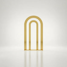 Load image into Gallery viewer, Stainless Steel Double Arch Wedding  Backdrop decor
