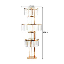 Load image into Gallery viewer, Crystal Table Centerpiece Stands for wedding events
