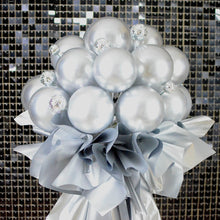 Load image into Gallery viewer, silver balloon stand bouquets for wedding decor
