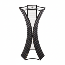 Load image into Gallery viewer, Black Crystal Metal Table Centerpiece Stand
