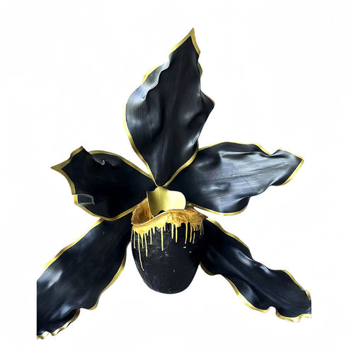 black gold flower for window displays