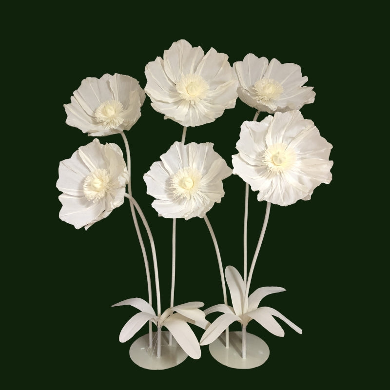 giant flower decor for summer wedding events