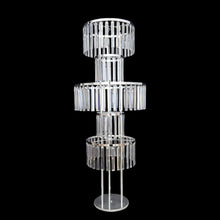 Load image into Gallery viewer, silver Crystal Table Centerpiece Stands for luxury events
