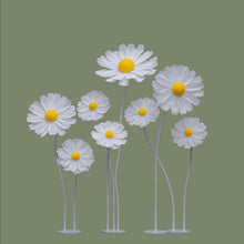 Load image into Gallery viewer, giant daisy flowers spring window display 
