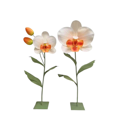 giant orchid outdoor wedding flower decorations