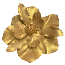 Load image into Gallery viewer, Gold giant flowers for luxury wedding backdrop
