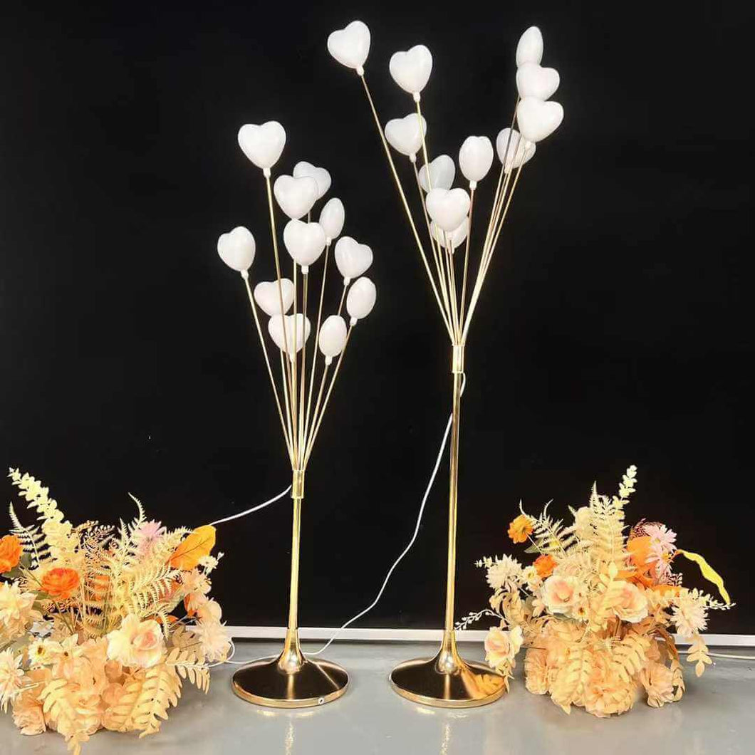 heart light table centerpiece decoration 