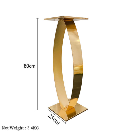 metal table centerpiece flower stand decor