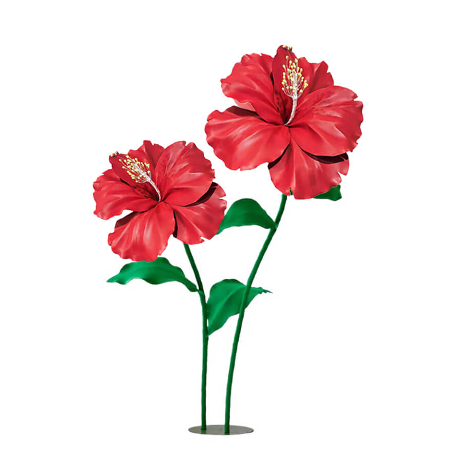 red giant flower decor for wedding backdrop