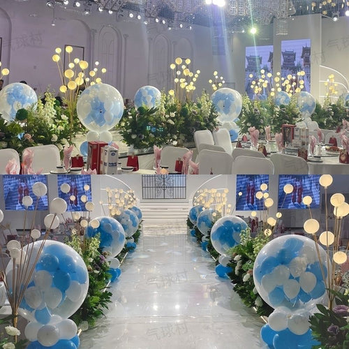 remote control balloon popping for indoor wedding event