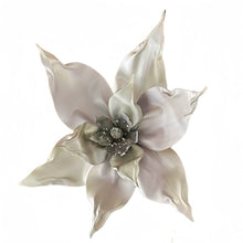 Load image into Gallery viewer, luxury silver flower art installation
