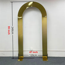 Load image into Gallery viewer, stainless steel wedding arch decor
