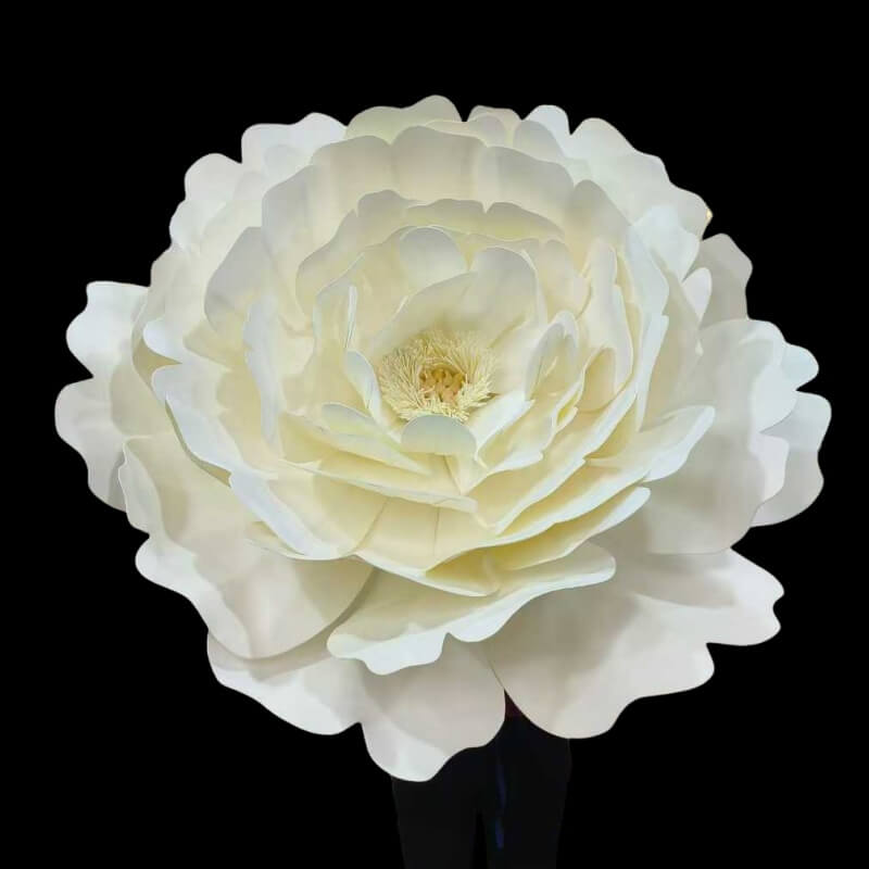 white paper flower crafts decor 