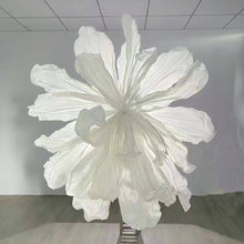 Load image into Gallery viewer, giant paper flower event backdrop 
