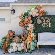 Load image into Gallery viewer, DIY Jungle Safari Balloon garland arch kit Kids Birthday Party
