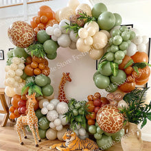 Load image into Gallery viewer, DIY Jungle Safari Balloon garland arch kit Kids Birthday Party
