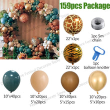 Load image into Gallery viewer, DIY Jungle Safari Balloon garland arch kit Kids Birthday Party
