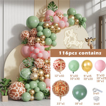 Load image into Gallery viewer, DIY Jungle Safari Balloon garland arch kit Kids Birthday Party
