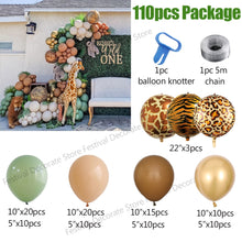 Load image into Gallery viewer, DIY Jungle Safari Balloon garland arch kit Kids Birthday Party
