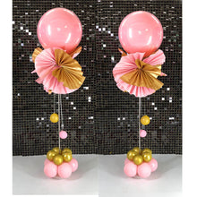 Load image into Gallery viewer, Pink balloon column kits baby shower decor
