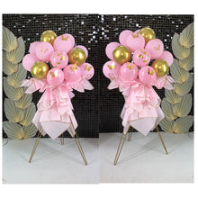 Load image into Gallery viewer, Creative pink balloon stand bouquet for a baby shower

