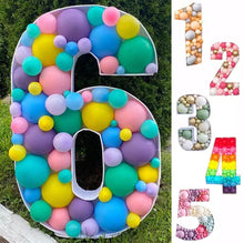 Load image into Gallery viewer, 6 balloon mosaic number
