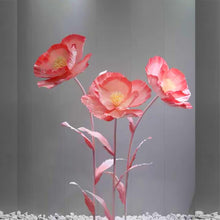 Load image into Gallery viewer, Giant poppy flowers for window shop display
