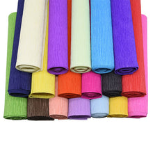 Load image into Gallery viewer, 250*25cm Decorative Origami Crinkled Crepe Paper Craft DIY Flower Make Wrapping Fold Scrapbooking Party Backdrop Decoration
