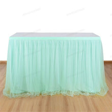 Load image into Gallery viewer, baby-shower-birthday-party-decor-tutu-table-cover-skirt
