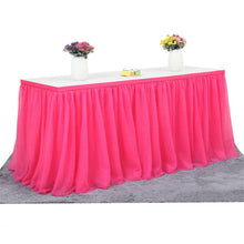 Load image into Gallery viewer, baby-shower-birthday-party-decor-tutu-table-cover-skirt
