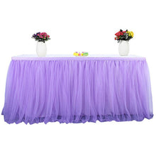 Load image into Gallery viewer, baby-shower-birthday-party-decor-tutu-table-cover-skirt
