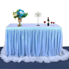 Load image into Gallery viewer, baby-shower-birthday-party-decor-tutu-table-cover-skirt
