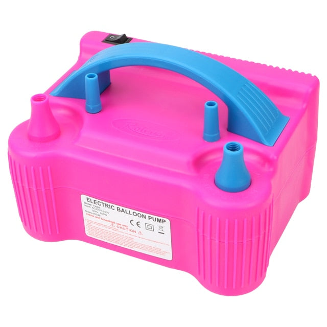 Double Hole Electric Balloon Inflator Pump